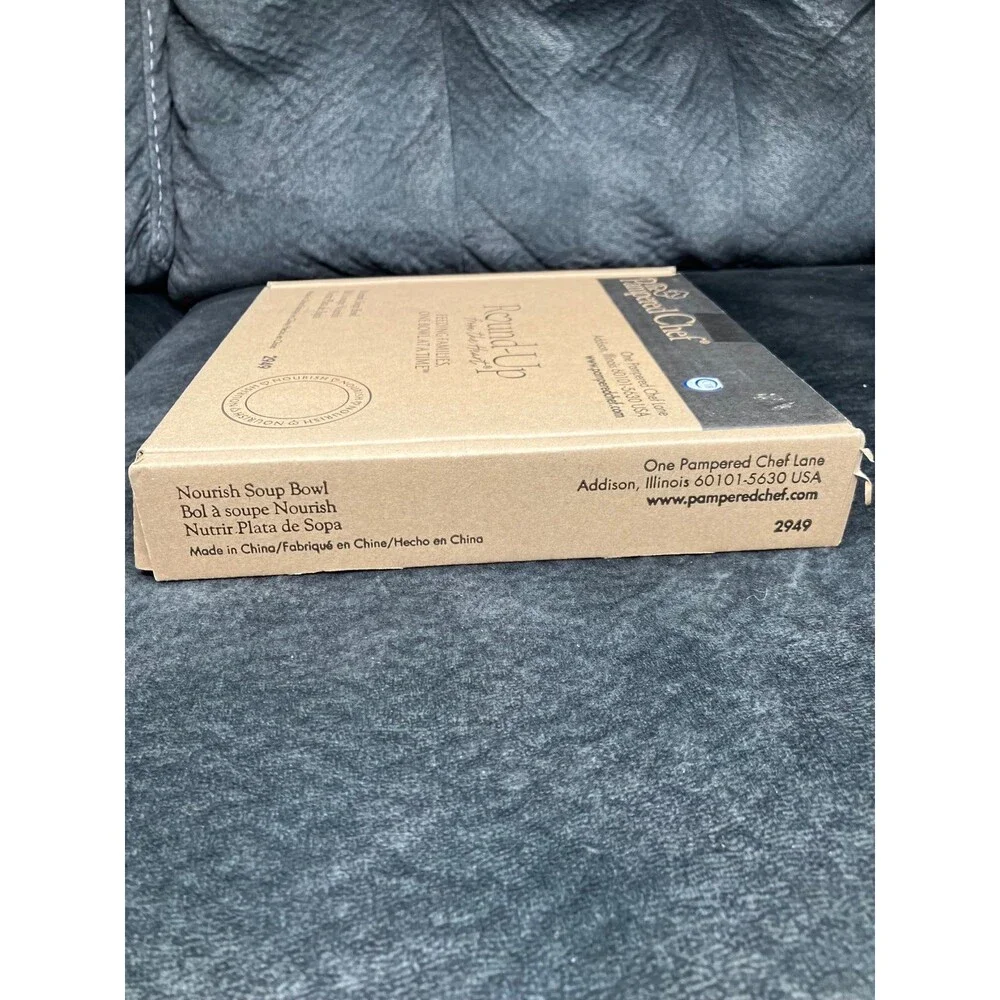 Pampered Chef 2014 Roundup From The Heart Nourish Soup Bowl #2949 New in the Box